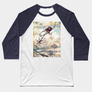 The Spider and the Fly - Arthur Rackham Baseball T-Shirt